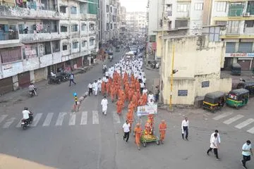 Padyatra (Murtibaug to Rampura) - Saptahparayan Gyanyagn - Murtibaug Surat (2025)