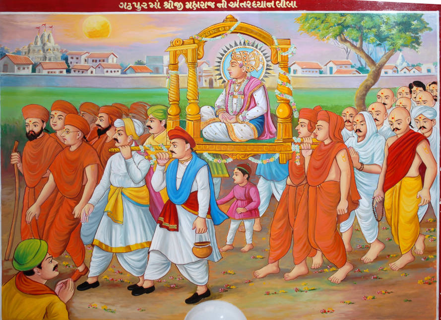 Swaminarayan Bhagwan's Swadham Gaman Ceremony