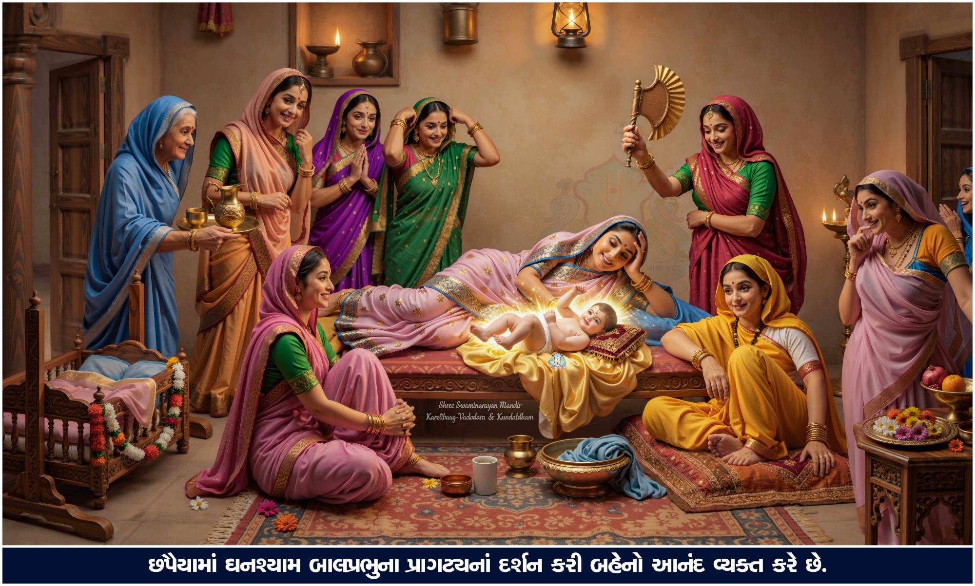 Swaminarayan Bhagwan's Birth Ceremony