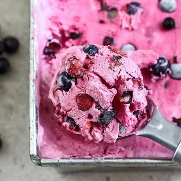 Black Currant Ice Cream