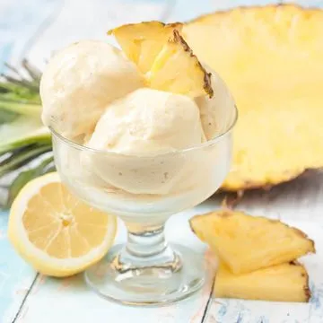 Pineapple Ice Cream